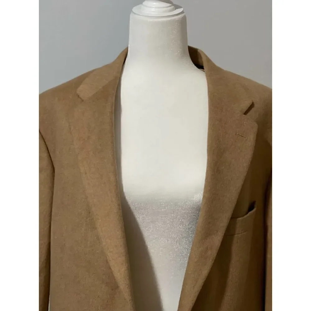 Camel hair 100% for Belk sport jacket blazer